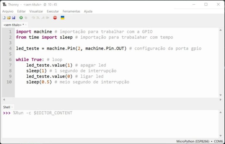 ESP8266 com MicroPython - Blog Eletrogate