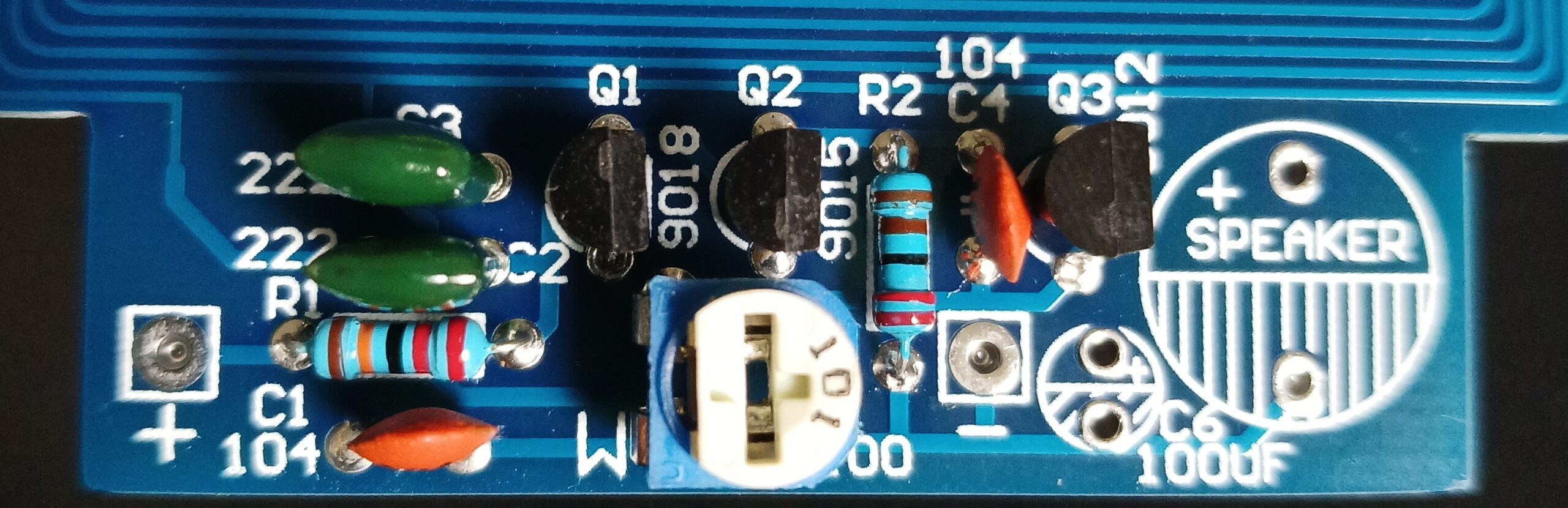Potenciômetro - detector de metal