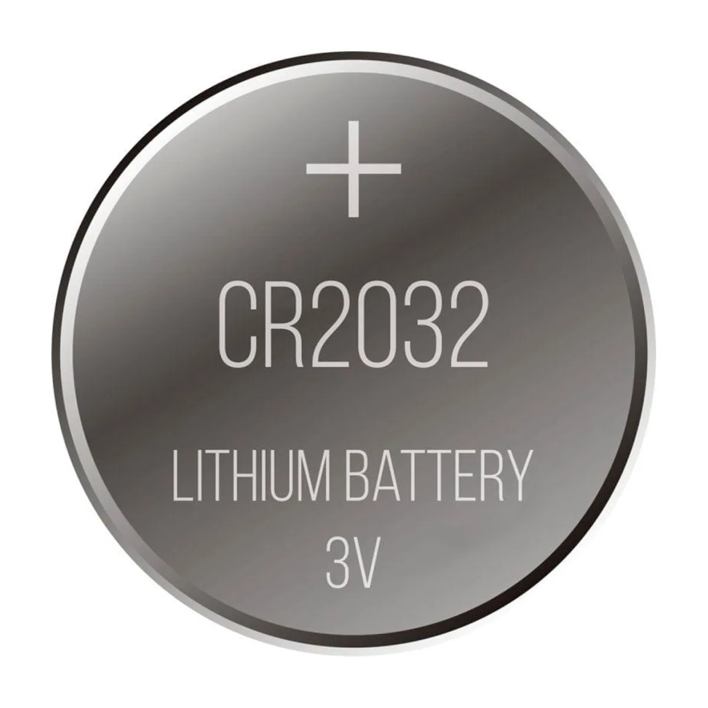 Bateria CR2032 de 3V pra alimentar o modulo RTC DS3231